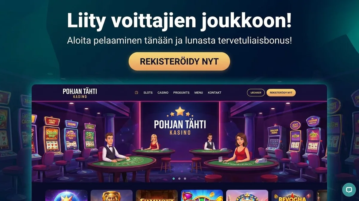 Rekisteröidy bonuksella